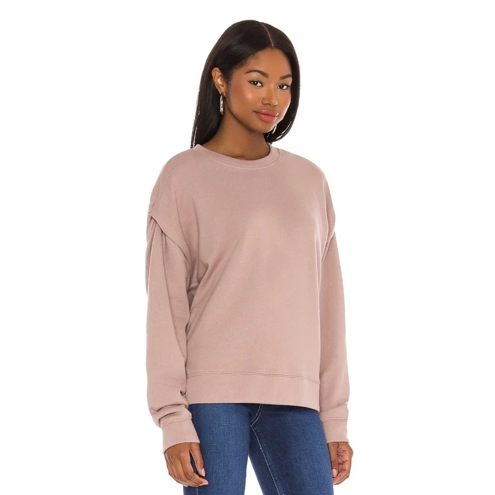 Revolve Pistola Lenora Flange Nude Pink‎ Clay Sweater Medium